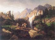 unknow artist Smugglers in the Tatra Mountains USA oil painting artist
